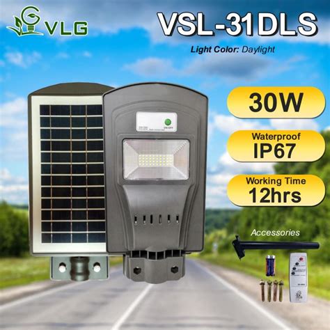 80W Solar Streetlight 6500K Daylight IP67 Water .